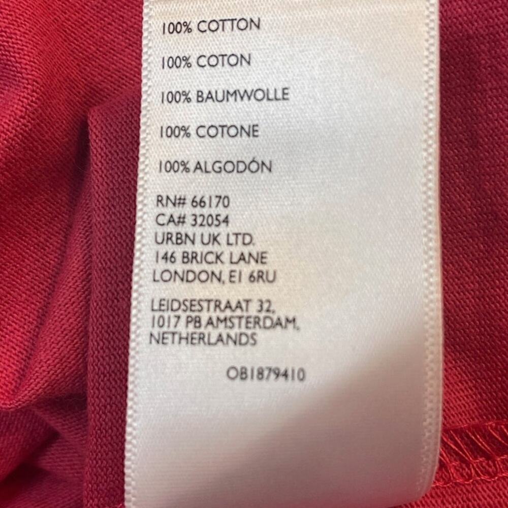 Free People Beach Red Cotton Sleeveless Open Back Maxi Dress Size Large NEW - Picture 7 of 7